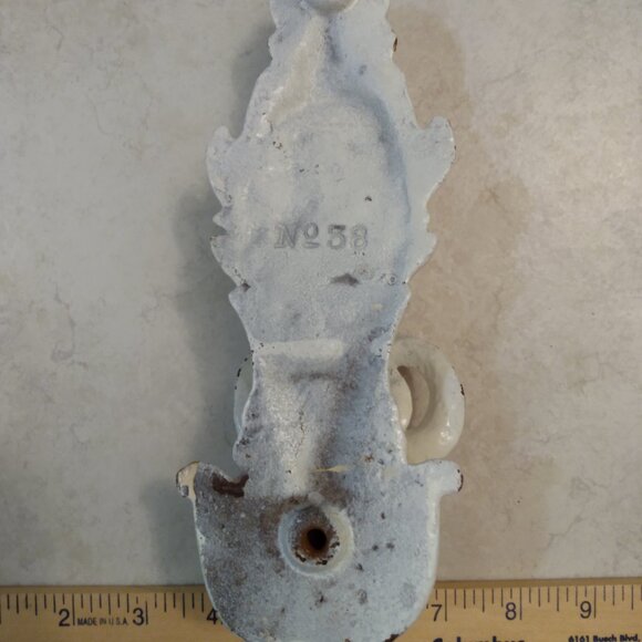 Antique Vintage Cast Iron Door Knocker Doorknocker - Picture 8 of 10
